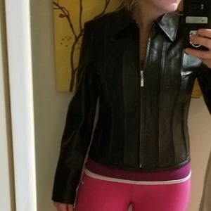 Leather jacket
